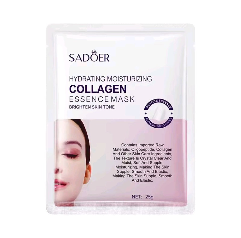 Collagen Anti Wrinkle Facial Mask Anti Aging Fade Fine Lines Firm Skin Moisturizing Brightening Smooth SkinCare Korean Cosmetics