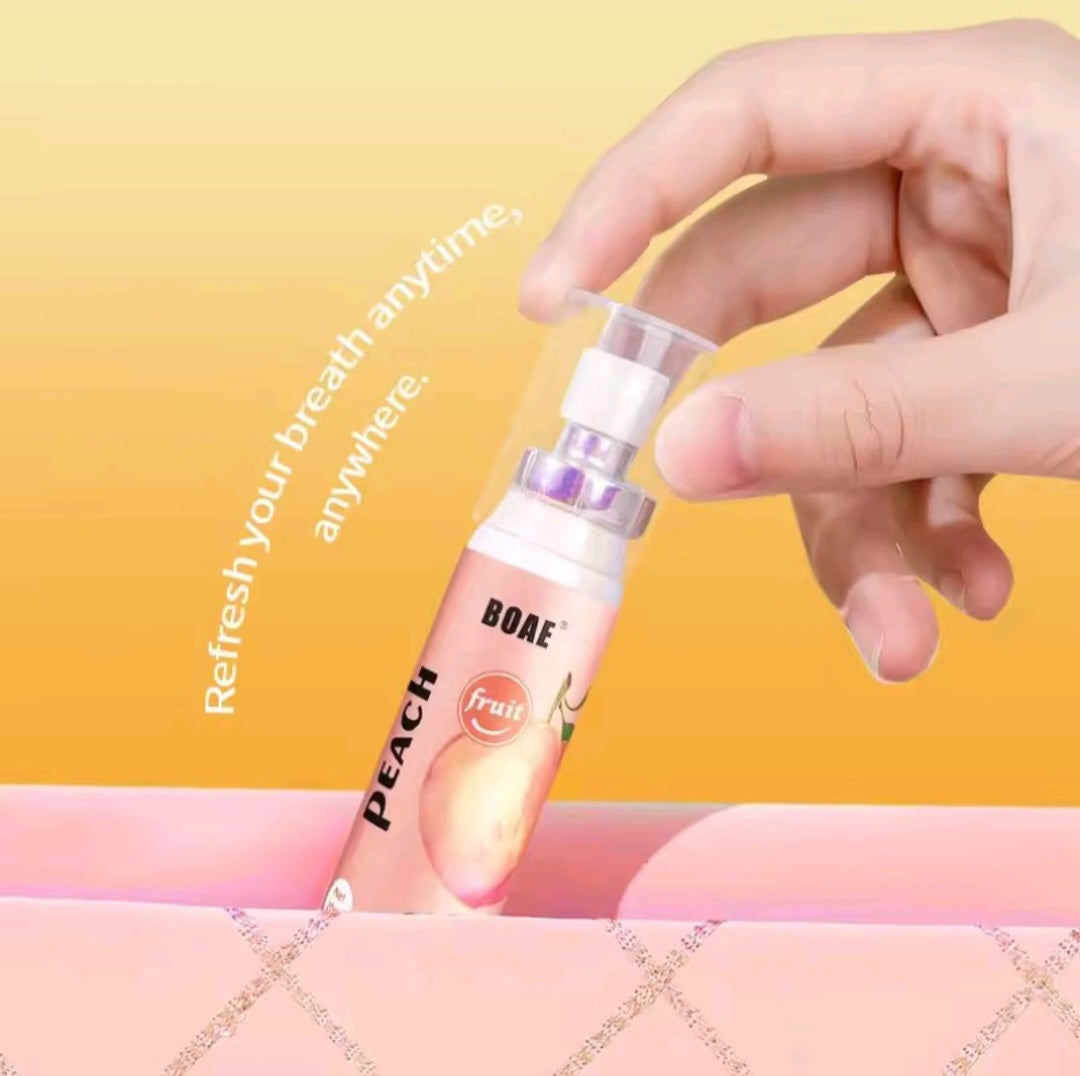 20ML Fresh Oral Spray Antibacterial Gum Care Portable Deodorizing Spray with Long Lasting Fragrance for Oral Health Care