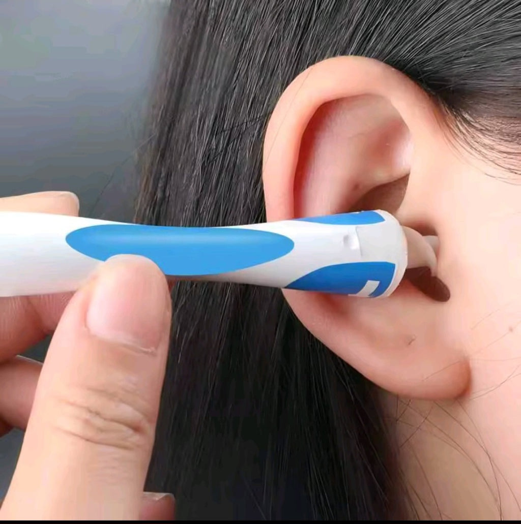 Ear Wax Remover Tool Ear Cleaner With Soft Silicone 16 Replacement Tips Simply To Grab Extract Earwax