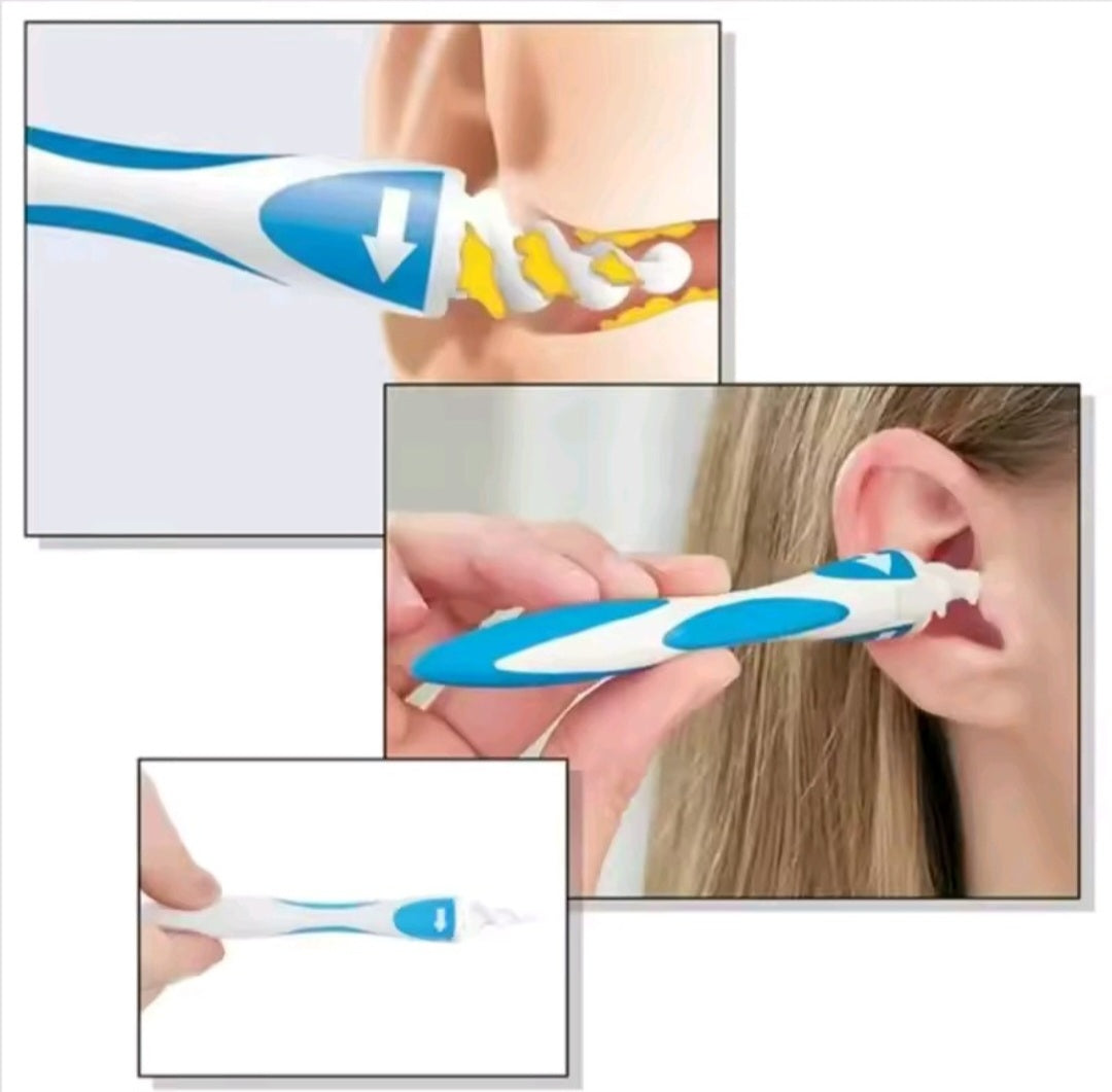 Ear Wax Remover Tool Ear Cleaner With Soft Silicone 16 Replacement Tips Simply To Grab Extract Earwax