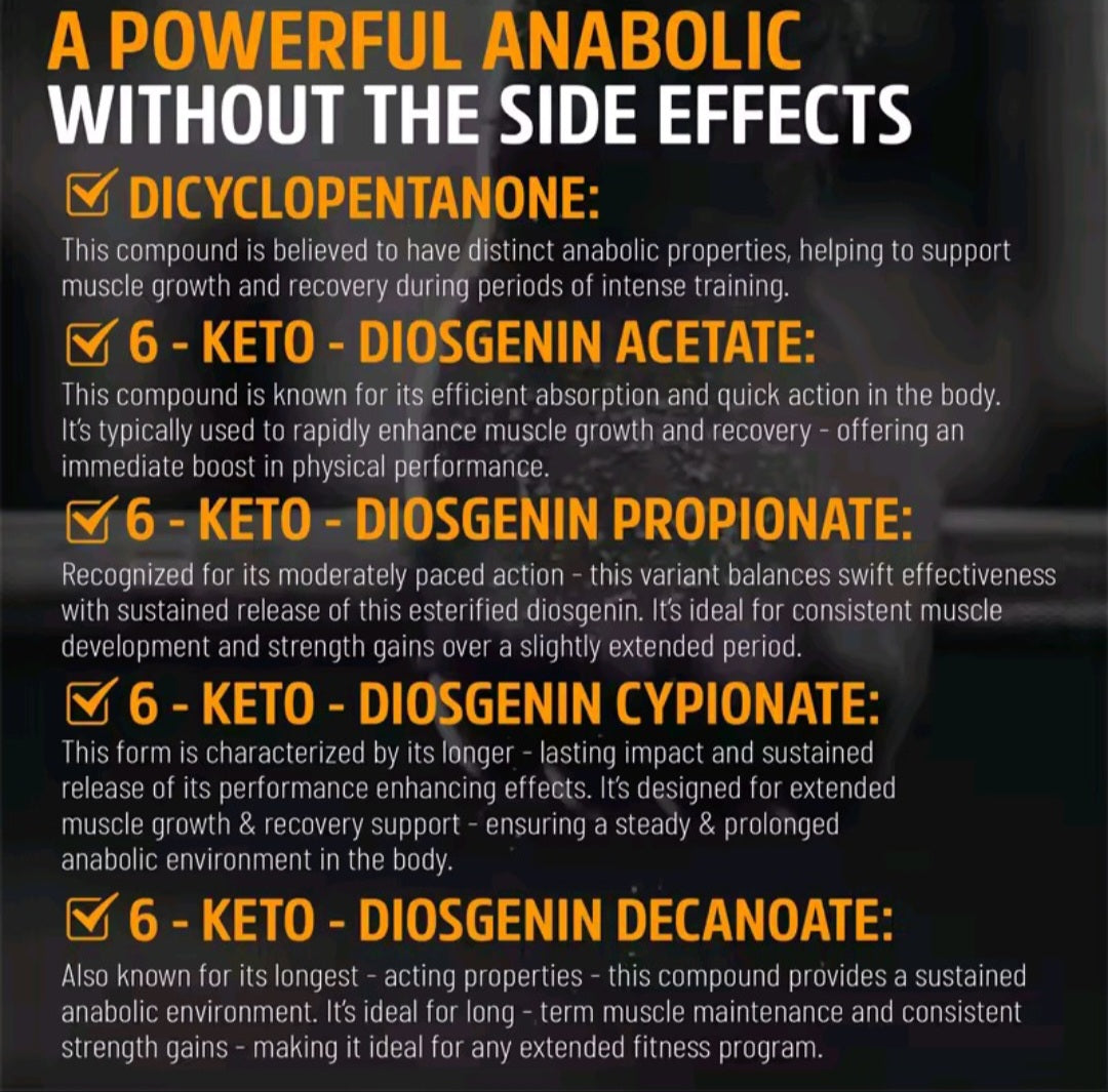 Anabol Ripped Anabolic Muscle Builder - Increase Abdominal Muscle Mass, Promotes Faster Muscle Growth, Recovery and Strength