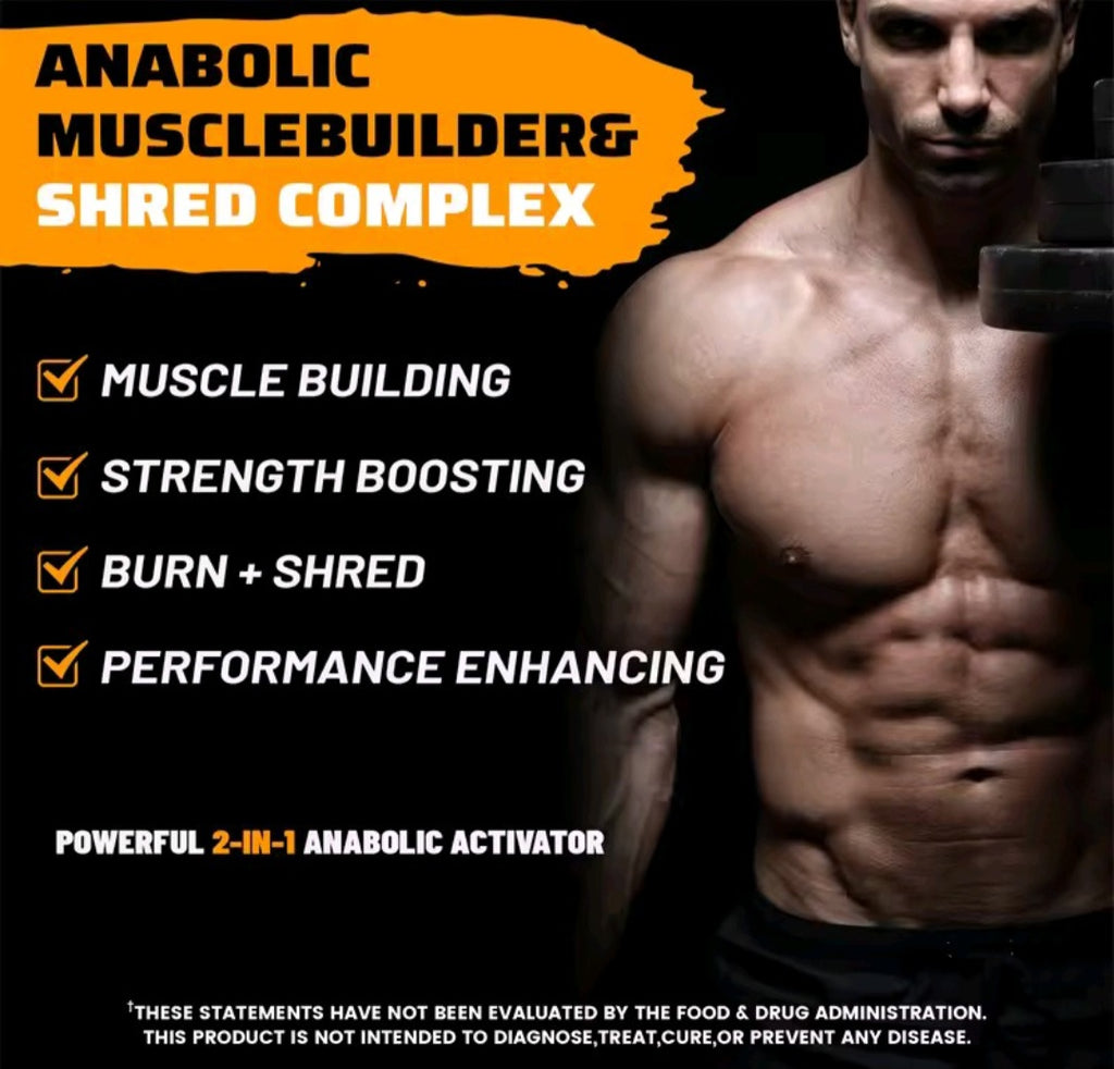 Anabol Ripped Anabolic Muscle Builder - Increase Abdominal Muscle Mass, Promotes Faster Muscle Growth, Recovery and Strength