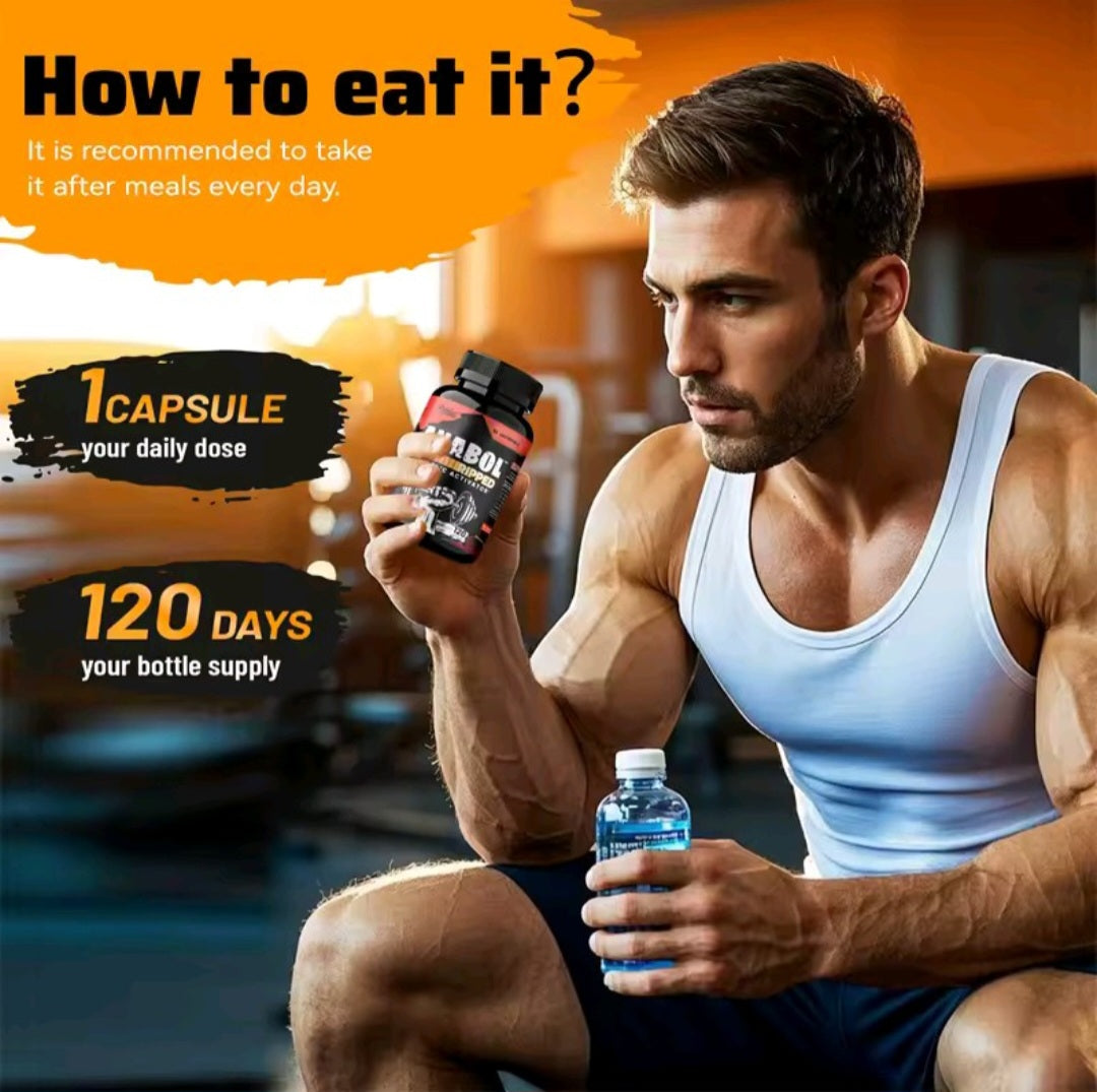 Anabol Ripped Anabolic Muscle Builder - Increase Abdominal Muscle Mass, Promotes Faster Muscle Growth, Recovery and Strength