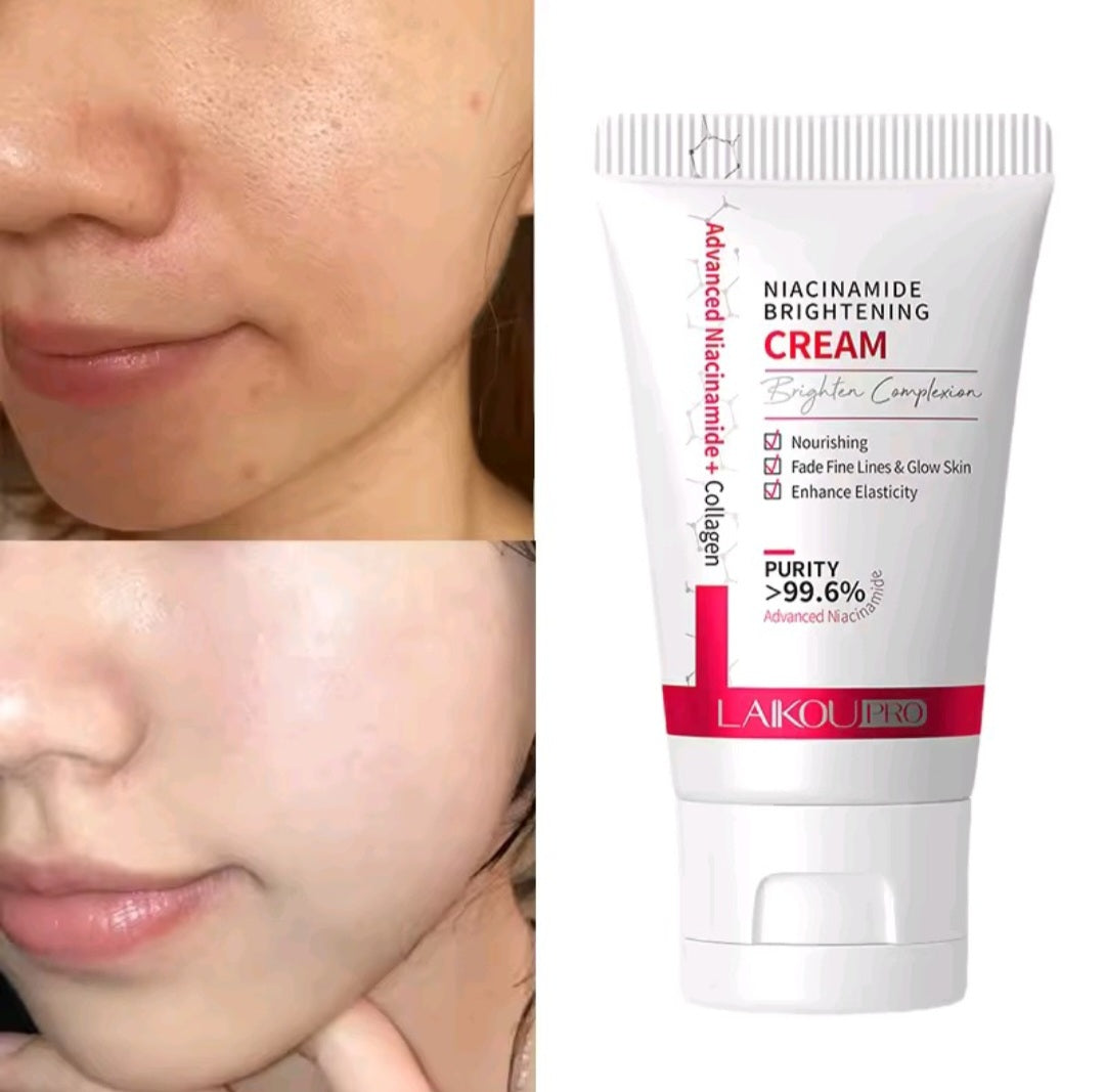 Laikou Niacinamide Whitening Cream Oil Control Oil Control Anti-wrinkle Moisturizing Facial Cream Korean Skin Care Cosmetics 30g