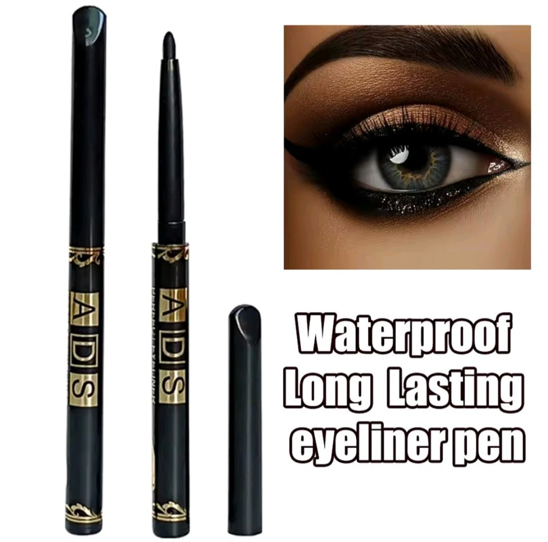 2Pcs Waterproof Black Brown Eyeliner Pencils-Smudge-Proof, Long-Lasting &Beginner-Friendly Smooth High Pigmented Punk Eye Makeup