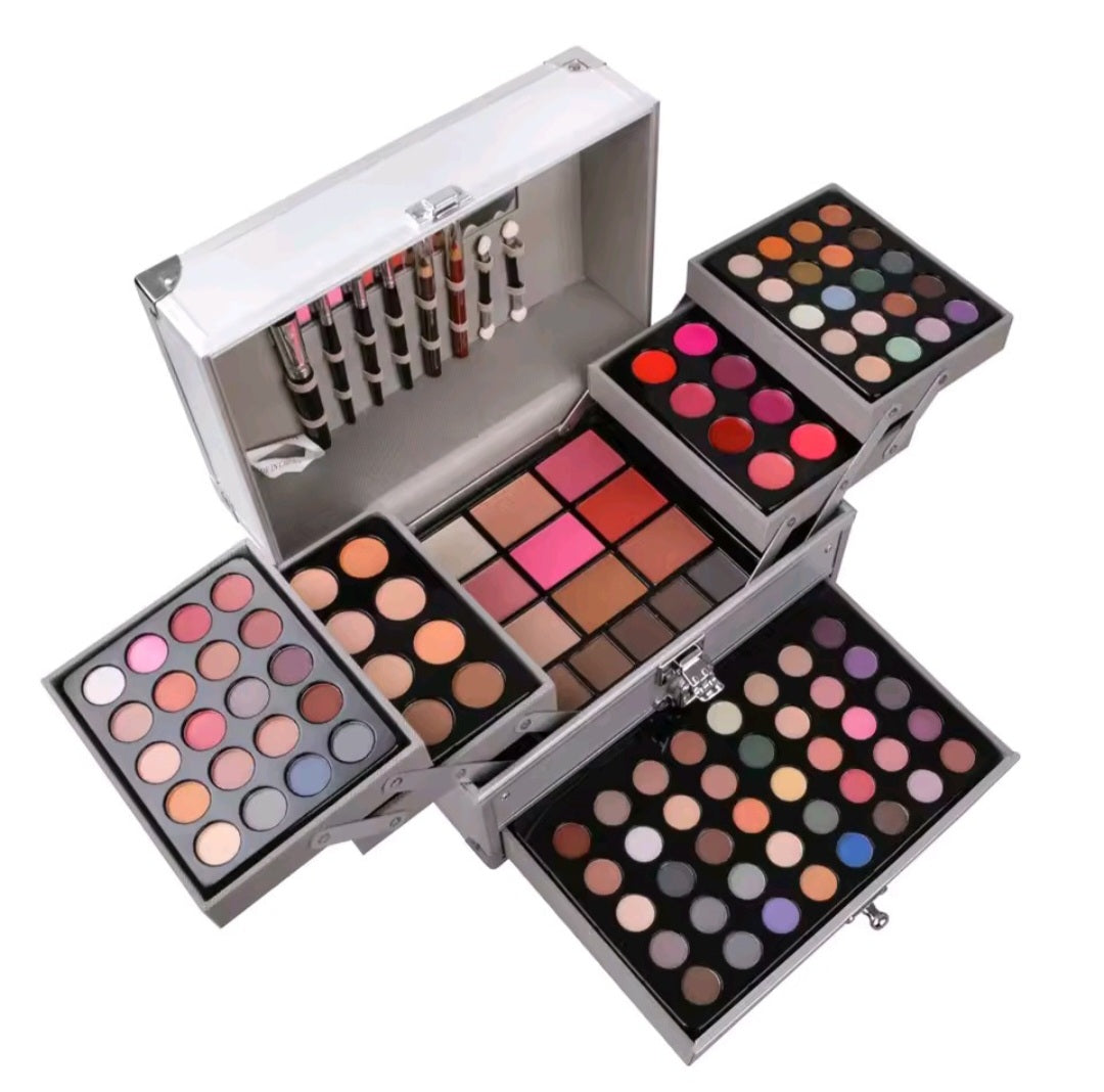 Makeup Gift Set for Women Full Kit All in One Make up Face Powder Eyeshadow Palette Lipstick Makeup Brushes Highlighter Bronzer