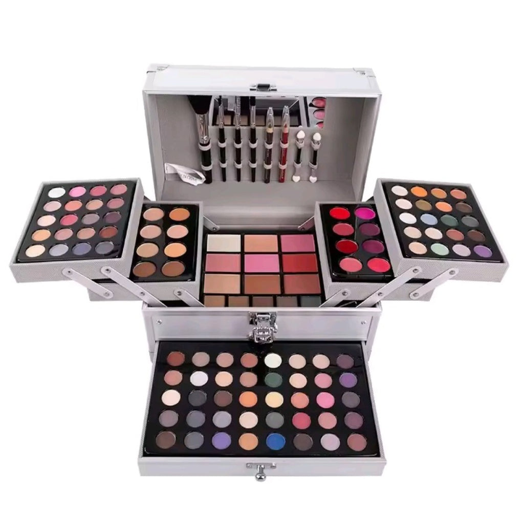 Makeup Gift Set for Women Full Kit All in One Make up Face Powder Eyeshadow Palette Lipstick Makeup Brushes Highlighter Bronzer