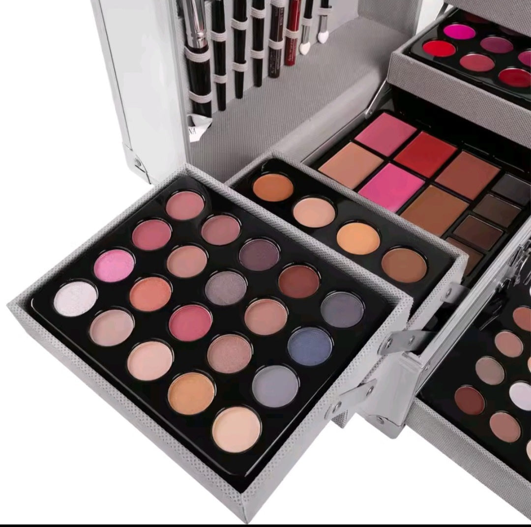 Makeup Gift Set for Women Full Kit All in One Make up Face Powder Eyeshadow Palette Lipstick Makeup Brushes Highlighter Bronzer