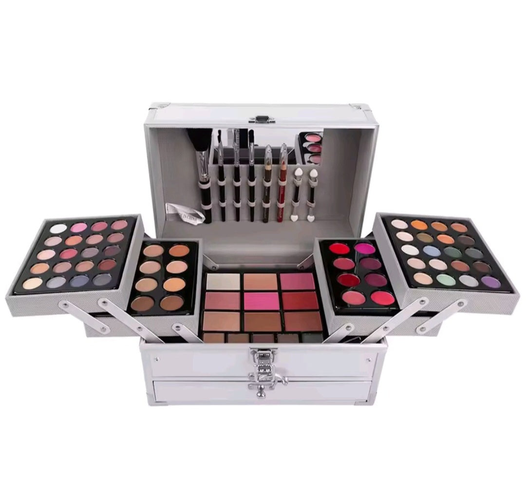 Makeup Gift Set for Women Full Kit All in One Make up Face Powder Eyeshadow Palette Lipstick Makeup Brushes Highlighter Bronzer