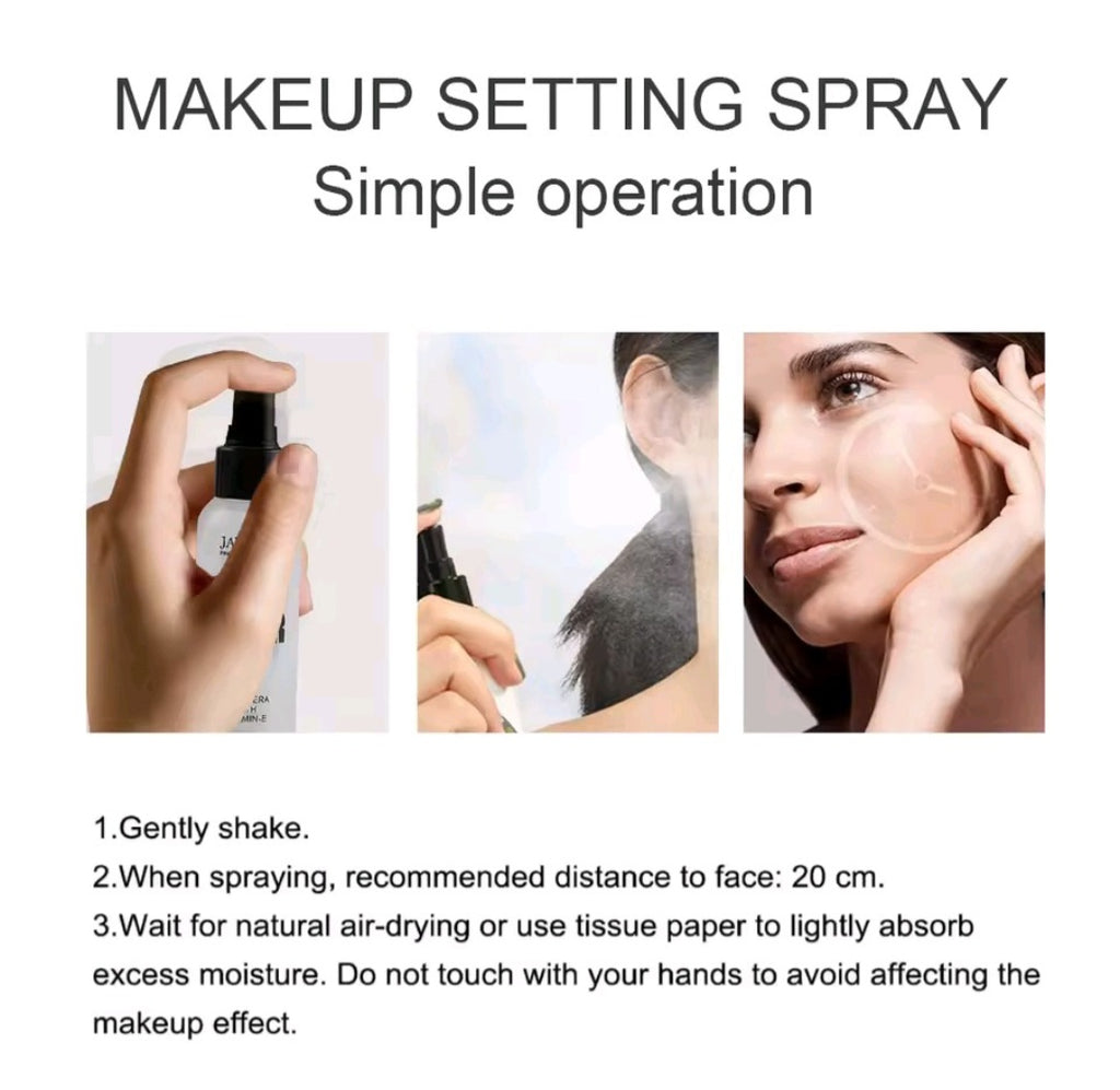 Makeup Setting Spray Moisturizing Hydrate Lasting Make Up Oil Control Natural Matte Refreshing Quick Fixer Face Beauty Cosmetics